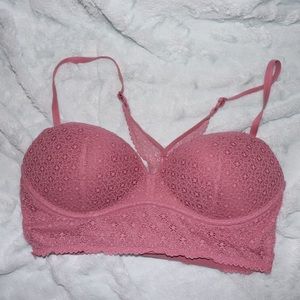 Victoria’s Secret PINK Lace Wireless Bra 36B
